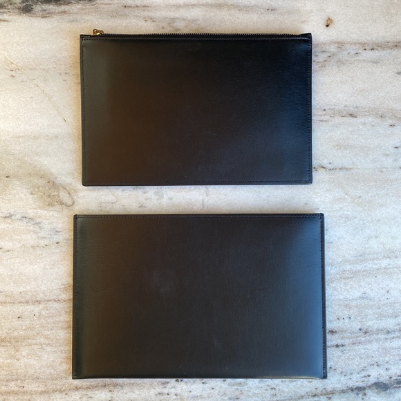 SAINT LAURENT PARIS WALLET CLUTH 2 PIECE SET - Picture 2 of 7
